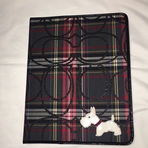 Last 1 - NWOT Coach Scottie Dog iPad Case